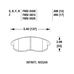 HAWK HPS Тормозные колодки перед INFINITI FX35/FX45/G35/M35/M45, NISSAN 350Z  (не-Brembo) / JUKE