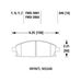 Brannor Ceramic передние тормозные колодки для Acura MDX (mk1) (01-06) Brannor Ceramic передние тормозные колодки для Acura MDX (mk1) (01-06)