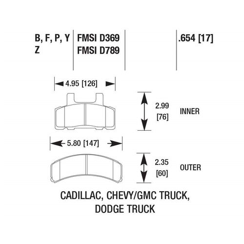 HAWK SD передние тормозные колодки для Dodge Ram 1500/GMC Yukon/Chevrolet Express/Escalade (94-02) HAWK SD передние тормозные колодки для Dodge Ram 1500/GMC Yukon/Chevrolet Express/Escalade (94-02)