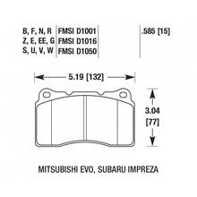 Brannor Ceramic передние тормозные колодки для Subaru Impreza Wrx Sti/Mitsubishi Lancer Evo 4-10 (2001-2015)/Camaro 3.6L (mk6) (под 321x30/345мм диск)