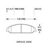Brannor Ceramic передние тормозные колодки для Dodge Charger/Challenger/Chrysler 300C 3.6/5.7L (под 345мм диск)
