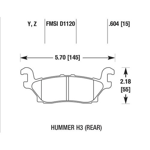 PowerStop Z36 задние тормозные колодки для Hummer H3 PowerStop Z36 задние тормозные колодки для Hummer H3