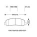 HAWK SuperDuty передние тормозные колодки для Ford F250/F350 (05-07) HAWK SuperDuty передние тормозные колодки для Ford F250/F350 (05-07)