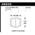 HAWK HPS задние тормозные колодки для Chevrolet Corvette Z06 (2005-2013) HAWK HPS задние тормозные колодки для Chevrolet Corvette Z06 (2005-2013)