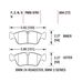 HAWK HPS передние тормозные колодки для BMW 3 E36, E46, E90, Z3, Z4 HAWK HPS передние тормозные колодки для BMW 3 E36, E46, E90, Z3, Z4