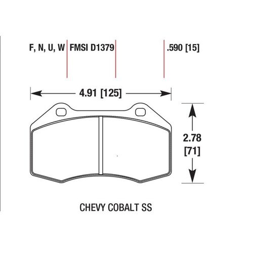 HAWK DTC-60 передние тормозные колодки для Opel Corsa OPC NE (D/E)/Renault Clio RS (mk3)/Megane RS (mk2)/Alpine A110/Mazda MX5 (ND)/Fiat 124 (for Brembo)