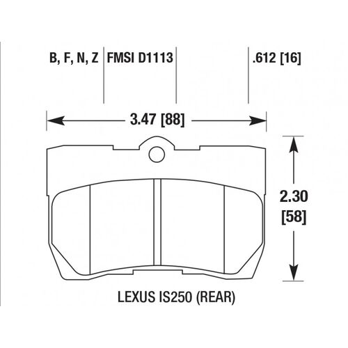 PowerStop Z17 задние тормозные колодки для Lexus IS/GS (05-13) (под 291/310мм диск) PowerStop Z17 задние тормозные колодки для Lexus IS/GS (05-13) (под 291/310мм диск)