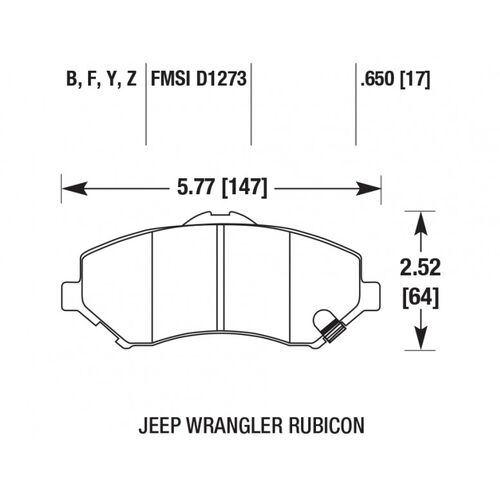 Brannor Ceramic передние тормозные колодки для Jeep Liberty (08-12)/Wrangler (07-22) Brannor Ceramic передние тормозные колодки для Jeep Liberty (08-12)/Wrangler (07-22)