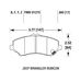 Brannor Ceramic передние тормозные колодки для Jeep Liberty (08-12)/Wrangler (07-22) Brannor Ceramic передние тормозные колодки для Jeep Liberty (08-12)/Wrangler (07-22)