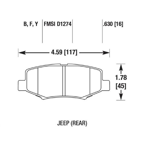HAWK LTS задние тормозные колодки для Jeep Liberty USA (08-12)/Wrangler (07-17) HAWK LTS задние тормозные колодки для Jeep Liberty USA (08-12)/Wrangler (07-17)