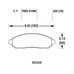 HAWK LTS передние тормозные колодки для Nissan Pathfinder (r51)/Navara/Leaf (под 283/296мм диск)