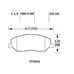Brannor Ceramic передние тормозные колодки Hyundai Santa-Fe/ Kia Sorento Brannor Ceramic передние тормозные колодки Hyundai Santa-Fe/ Kia Sorento