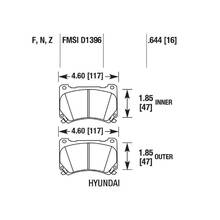 Brannor Ceramic передние тормозные колодки для Hyundai Equus/Genesis 3.8L (09-13) (под 330мм диск)