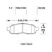 HAWK LTS передние тормозные колодки для Ford F150 (2008-2009)