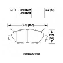 PowerStop Z36 Передние тормозные колодки для Toyota Camry V50/Lexus ES (2007+)