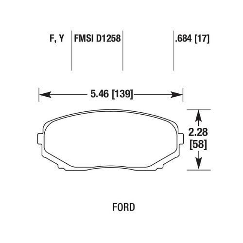 Brannor Ceramic передние тормозные колодки для Mazda CX7/CX9 (mk1/mk2)/Ford Edge/Pajero Sport mk3