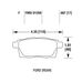 HAWK HPS задние тормозные колодки для Mazda CX7/CX9 (mk1) HAWK HPS задние тормозные колодки для Mazda CX7/CX9 (mk1)