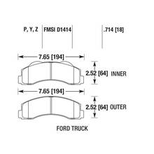 Brannor Ceramic передние тормозные колодки для Ford F150 (2010+/2018+)/Expedition/Lincoln Navigator (10+)