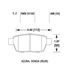 HAWK LTS задние тормозные колодки для Honda Ridgeline/Acura TL (2009-2014) HAWK LTS задние тормозные колодки для Honda Ridgeline/Acura TL (2009-2014)