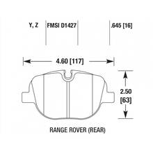 PowerStop Z23 Задние тормозные колодки для Range Rover Vogue/ Sport (под 365мм диск) (2009-2012)