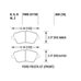HAWK DTC-30 передние тормозные колодки для Ford Fiesta ST (mk7)/Fiesta (mk8) 1.0-1.5L/Ariel Atom (19+) 2.0L turbo