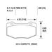 Brannor Ceramic задние тормозные колодки Chevrolet Camaro 6 / Corvette C7 Z06/ Cadillac ATS-V (HEAVY DUTY BRAKE J6G) Brannor Ceramic задние тормозные колодки Chevrolet Camaro 6 / Corvette C7 Z06/ Cadillac ATS-V (HEAVY DUTY BRAKE J6G)