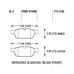 Brannor Ceramic передние тормозные колодки для Mercedes GLE63/GLE500/GLS500/GL/ML (W166/X166/C292) Brannor Ceramic передние тормозные колодки для Mercedes GLE63/GLE500/GLS500/GL/ML (W166/X166/C292)