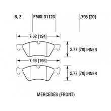 HAWK Street 5.0 передние тормозные колодки для Mercedes E500/G55/GL500/ML500/R (w211/w463/w164/w251)