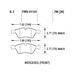 HAWK PC передние тормозные колодки для Mercedes E500/G55/GL500/ML500/R (w211/w463/w164/w251) HAWK PC передние тормозные колодки для Mercedes E500/G55/GL500/ML500/R (w211/w463/w164/w251)