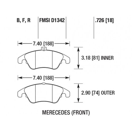 PowerStop Z23 передние тормозные колодки для Mercedes C300/C350/E350/E400/SLK/SLC (W204/W205/W212/W213)
