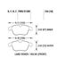 HAWK HPS передние тормозные колодки для Land Rover Freelander/Evoque/Mondeo 4/S60/S80/V60/V70/XC70 HAWK HPS передние тормозные колодки для Land Rover Freelander/Evoque/Mondeo 4/S60/S80/V60/V70/XC70