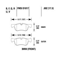 Brannor Ceramic передние тормозные колодки для BMW 1/2/3/4-ser 316/318/320 (под 284/300мм диск)