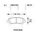 Brannor Ceramic задние тормозные колодки для Toyota Highlander (U40) (07-13) Brannor Ceramic задние тормозные колодки для Toyota Highlander (U40) (07-13)