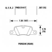 DC Brakes R24 задние тормозные колодки для Porsche Panamera mk1/mk2/Carrera 991