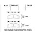 HAWK HPS 5.0 передние тормозные колодки для Ford Explorer/Flex 3.5L (2013+) (под 352мм диск) HAWK HPS 5.0 передние тормозные колодки для Ford Explorer/Flex 3.5L (2013+) (под 352мм диск)