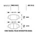 HAWK LTS задние тормозные колодки для Ford Edge (U387)/Flex/Explorer (mk5) (под 330/345мм диск)