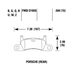 HAWK PC задние тормозные колодки для Porsche Cayenne Turbo (958) /Touareg (2011+)/991 Carrera