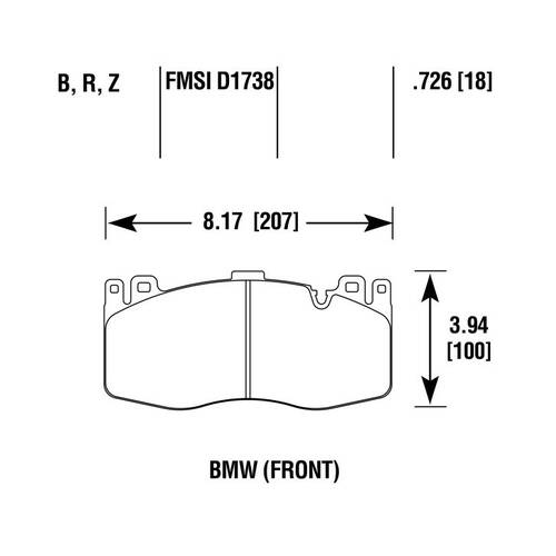 PowerStop Z26 Передние тормозные колодки для BMW X5M/X6M (F85/F86)