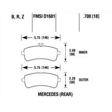 PowerStop Z23 задние тормозные колодки для Mercedes AMG GT/GTS/S63/S65/SL63/SL65 (2015+)