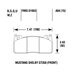 DC Brakes RT2 передние тормозные колодки для Ford Mustang GT350 (Shelby) DC Brakes RT2 передние тормозные колодки для Ford Mustang GT350 (Shelby)