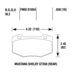 HAWK Street 5.0 задние тормозные колодки для Ford Mustang 6 GT350 (Shelby) HAWK Street 5.0 задние тормозные колодки для Ford Mustang 6 GT350 (Shelby)
