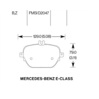 HAWK Street 5.0 задние тормозные колодки для Mercedes E43/E53/E63s amg (w213)