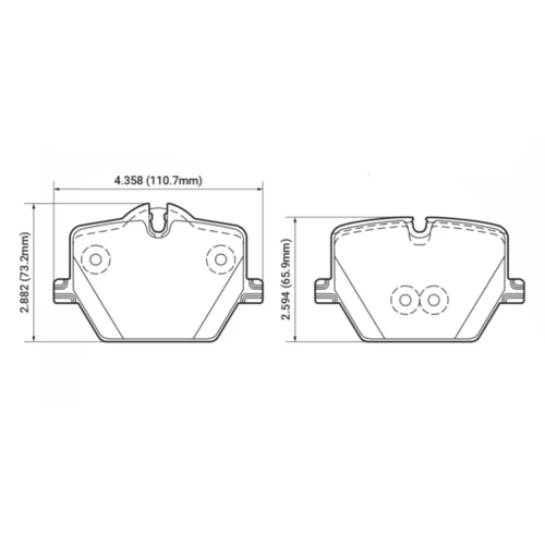 HAWK HP Plus задние тормозные колодки для BMW Z4/2/3/4-ser (G29/G42/G20/G22)/Toyota Supra GR (A90)