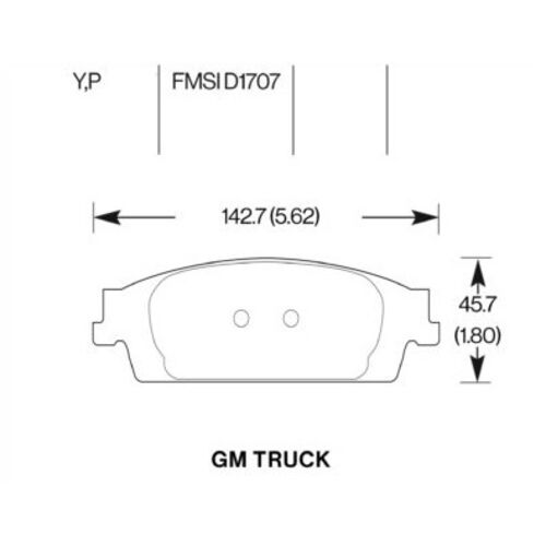 DC Brakes Street HD+ задние тормозные колодки для Cadillac Escalade/Chevrolet Tahoe/Suburban/Yukon (2015+)