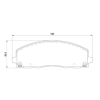 HAWK LTS передние тормозные колодки для Chrysler Grand Voyager/Fiat Freemont/Lancia Voyager (2011+)/Jeep Wrangler (JL) HD-brakes (под 330x28мм диск)
