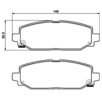 HAWK LTS задние тормозные колодки для для Jeep Wrangler (JL) HD-brakes (под 342мм диск)