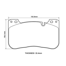 HAWK HP+ передние тормозные колодки для BMW M5/M8/X5M/X6M (F90/F92/F95)