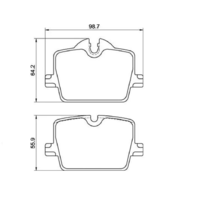 HAWK HPS 5.0 задние тормозные колодки для BMW Z4/2/3/4-ser (G29/G42/G20/G22)/Toyota Supra (A90) (под 330мм диск)