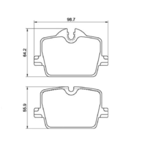 HAWK HPS 5.0 задние тормозные колодки для BMW Z4/2/3/4-ser (G29/G42/G20/G22)/Toyota Supra (A90) (под 330мм диск)