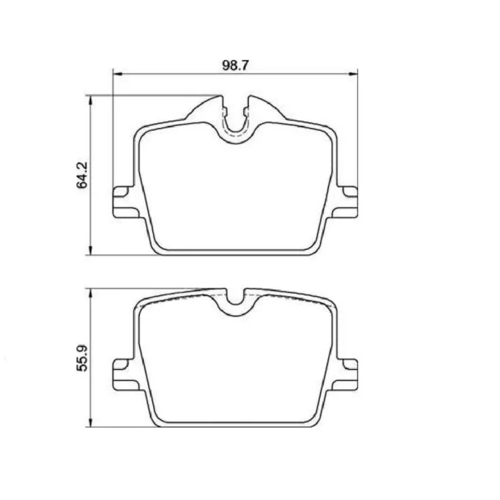 HAWK PC задние тормозные колодки для BMW Z4/2/3/4-ser (G29/G42/G20/G22)/Toyota Supra (A90) (под 330мм диск)